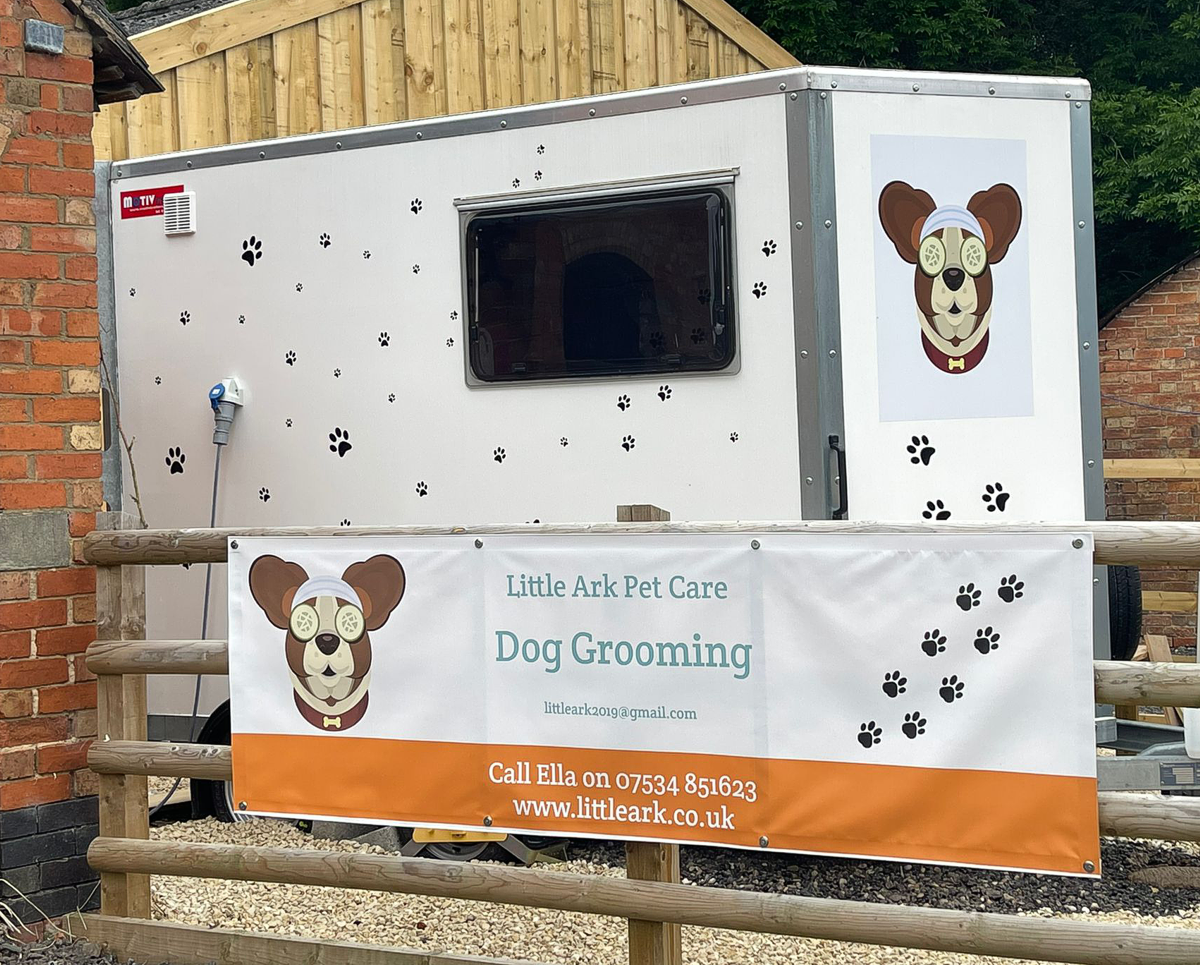 Dog Grooming Van